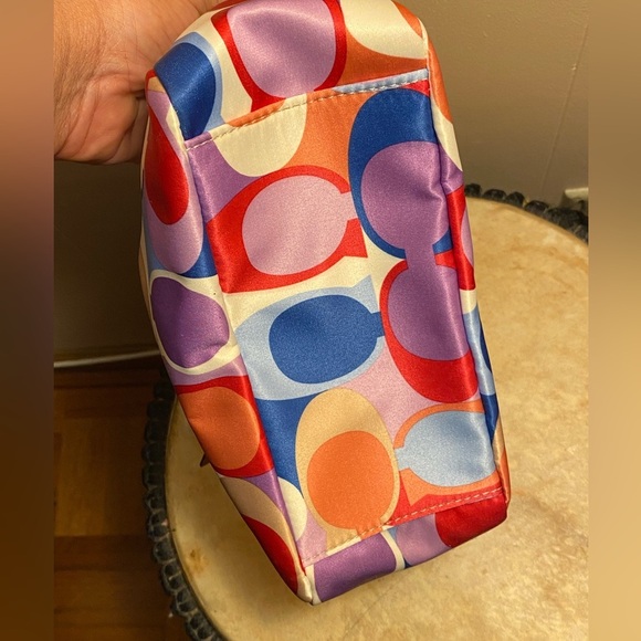 Coach Signature Scarf Print Pochette - Picture 7 of 12